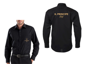 camicia Abbigliamento Personalizzato - Esempio di abbigliamento per lo staff personalizzato