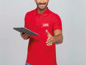 lavoro Abbigliamento Personalizzato - Esempio di polo da lavoro personalizzata